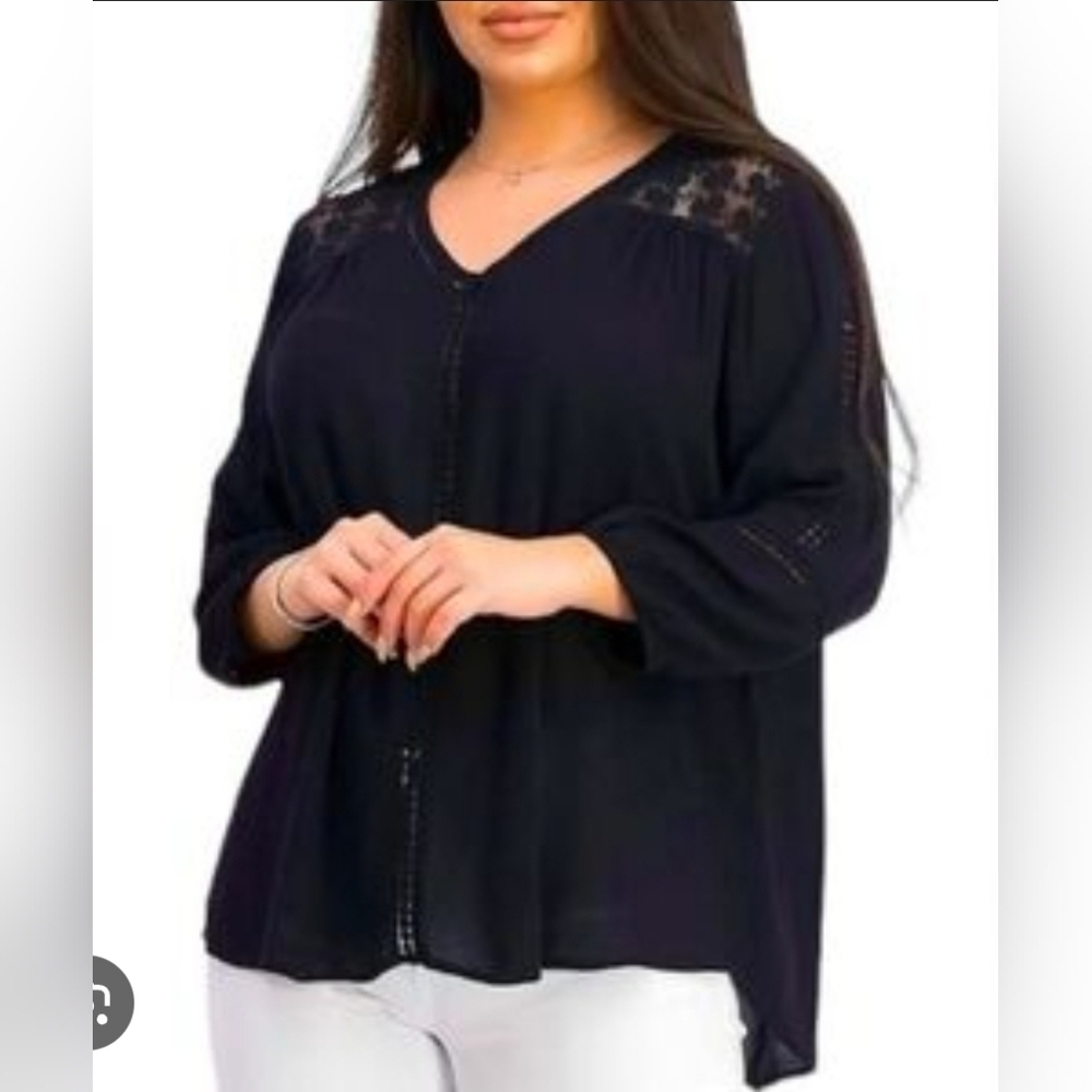 JohnPaulRichard Black Blouse